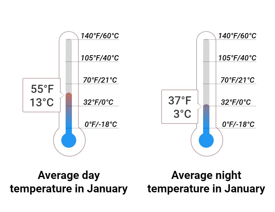 Average temperature